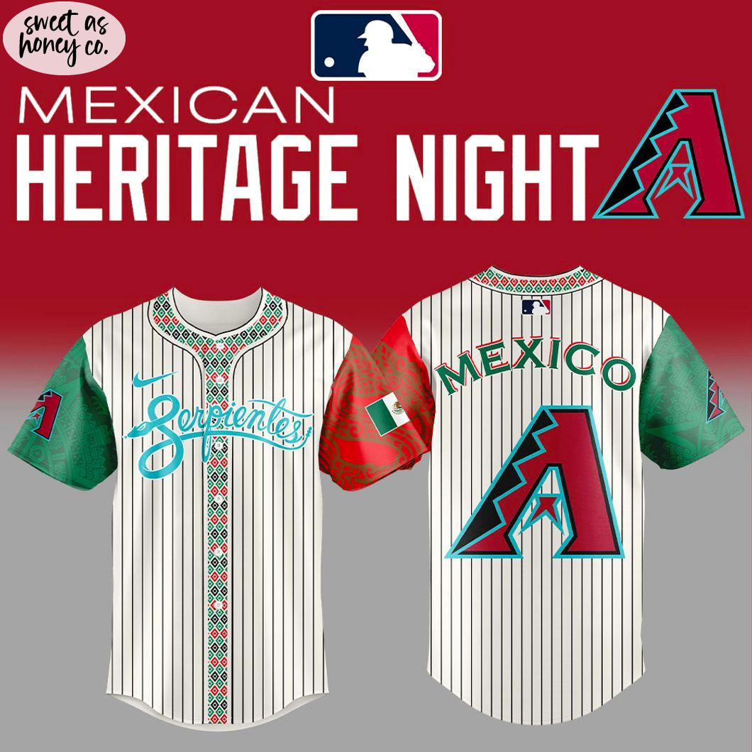 Arizona Diamondbacks MLB x Mexican Heritage Night 2025 Jersey Arizona Diamondbacks MLB x Mexican Heritage Night 2025 Jersey
