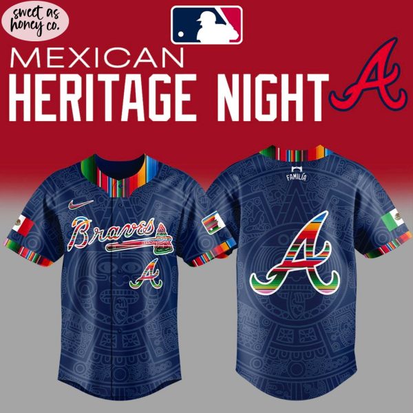 Atlanta Braves Mexican Heritage Month 2025 Special Jersey