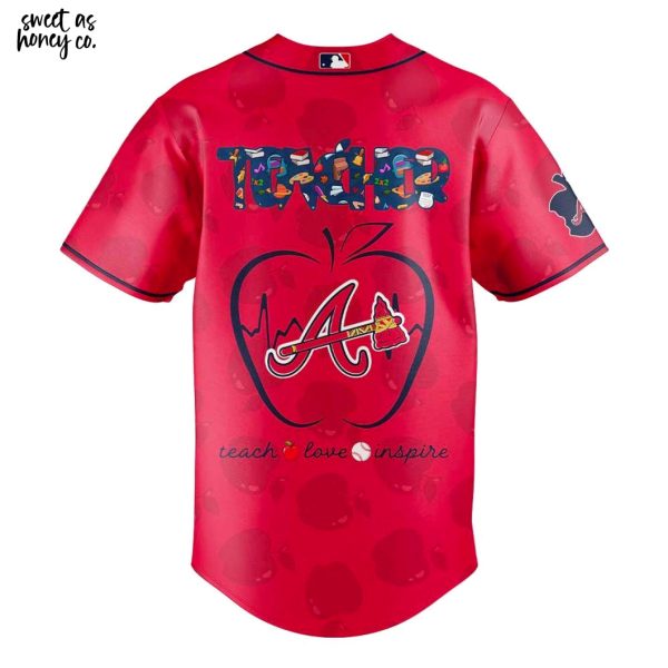 Atlanta Braves Teacher Appreciation Love Inspire 2025 Jersey