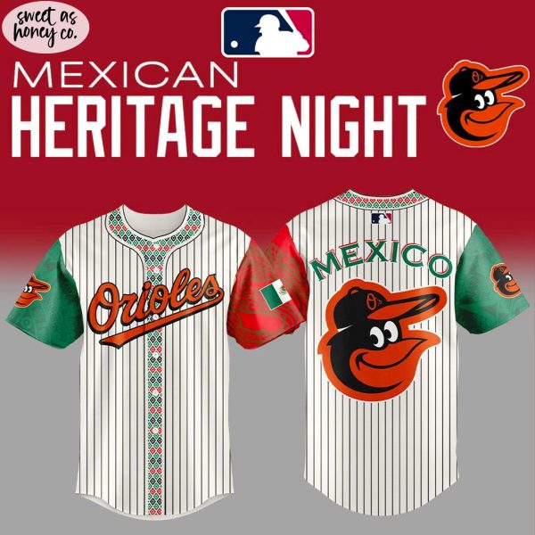 Baltimore Orioles Mexican Heritage Night 2025 Special Edition Jersey