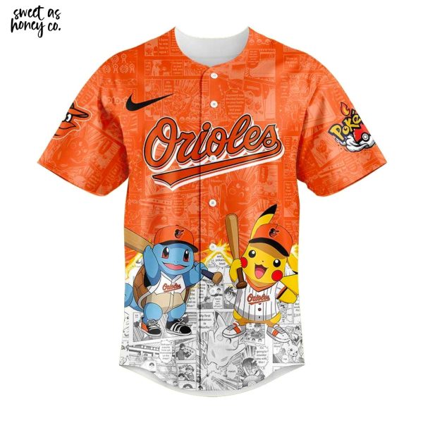 Baltimore Orioles x Pokémon Limited Edition 2025 Baseball Jersey