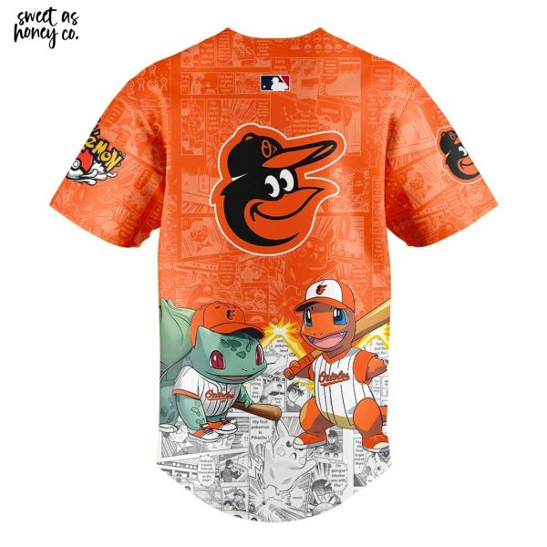 Baltimore Orioles x Pokémon Limited Edition 2025 Baseball Jersey