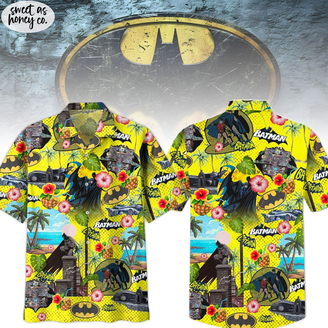 Batman Beach Special Design Hawaiian Shirt Batman Beach Special Design Hawaiian Shirt