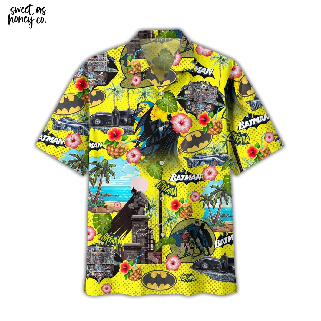 Batman Beach Special Design Hawaiian Shirt Batman Beach Special Design Hawaiian Shirt