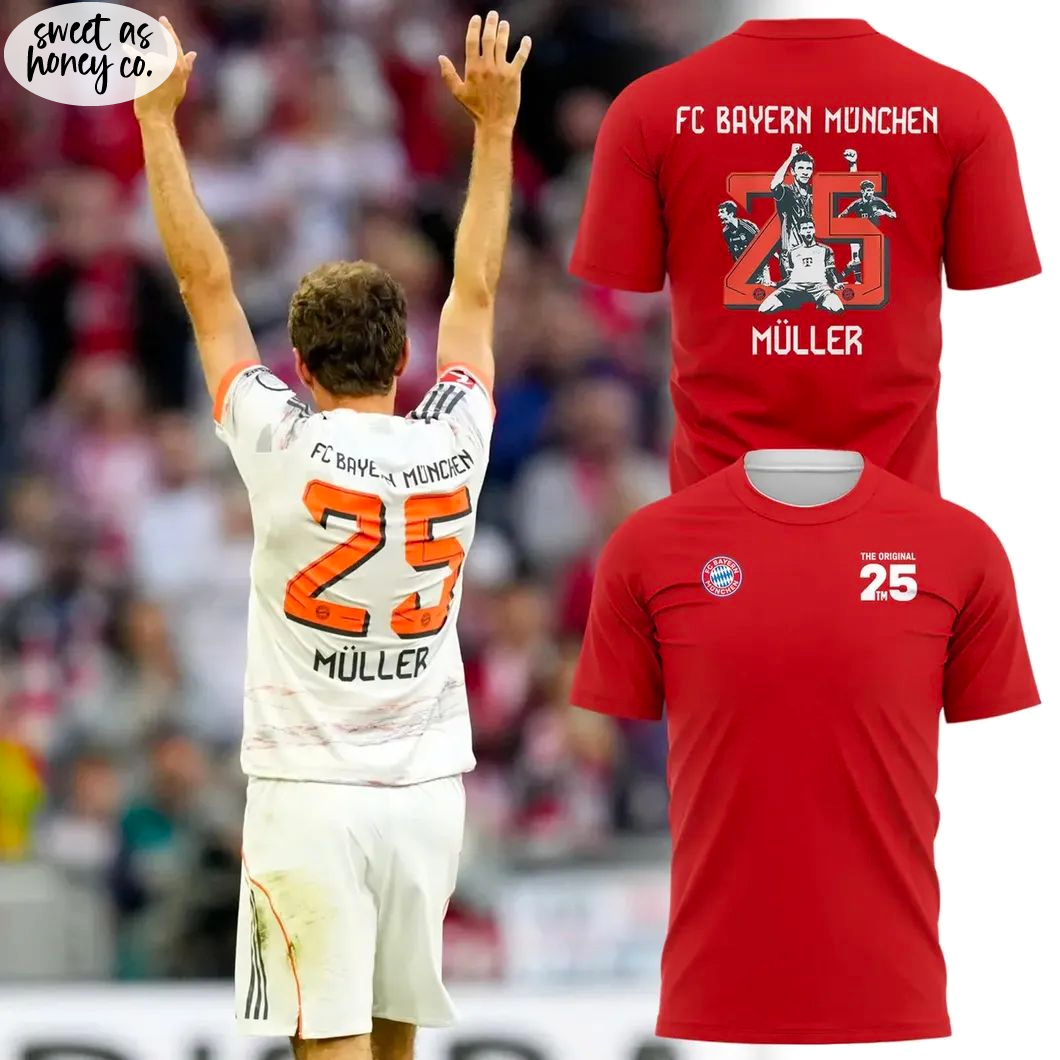 Bayern Munich Muller 25 Legend T-Shirt Bayern Munich Muller 25 Legend T-Shirt