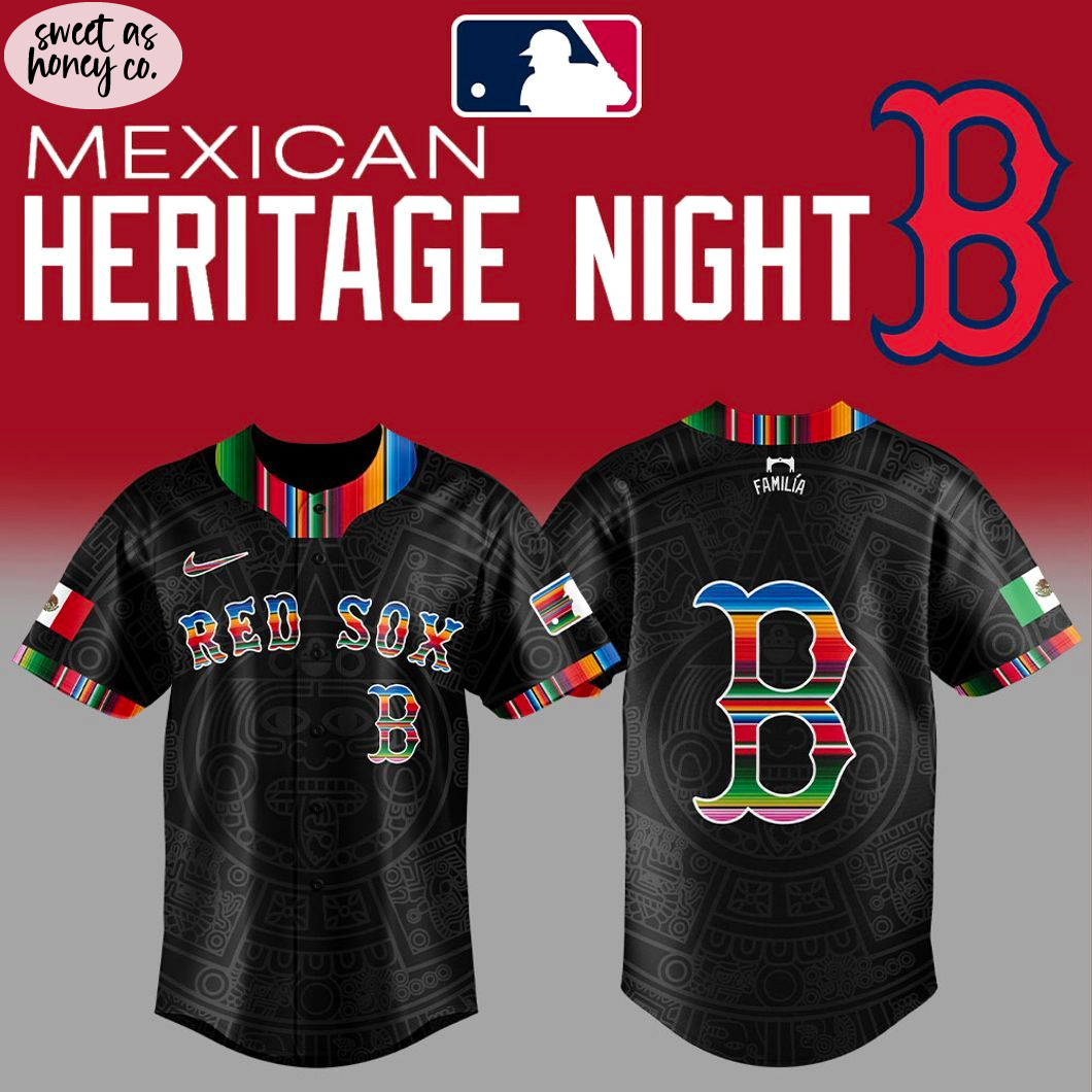 Boston Red Sox Mexican Heritage Night 2025 Baseball Jersey Boston Red Sox Mexican Heritage Night 2025 Baseball Jersey