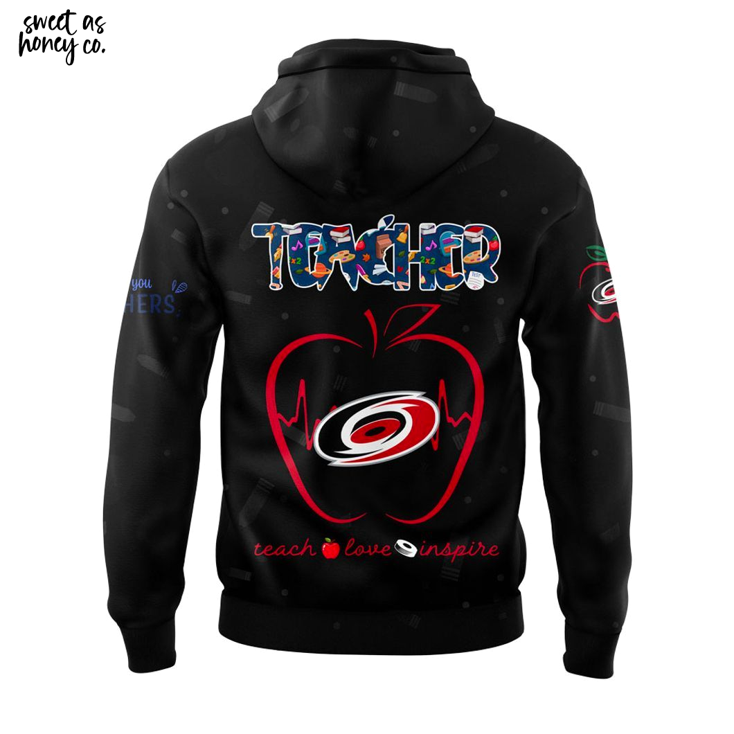 Carolina Hurricanes Teacher Appreciation Day 2025 Special Hoodie Carolina Hurricanes Teacher Appreciation Day 2025 Special Hoodie