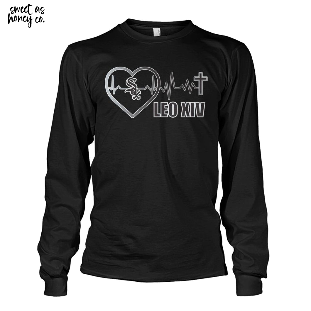 Chicago White Sox Leo XIV My Heart 2025 T-Shirt Chicago White Sox Leo XIV My Heart 2025 T-Shirt