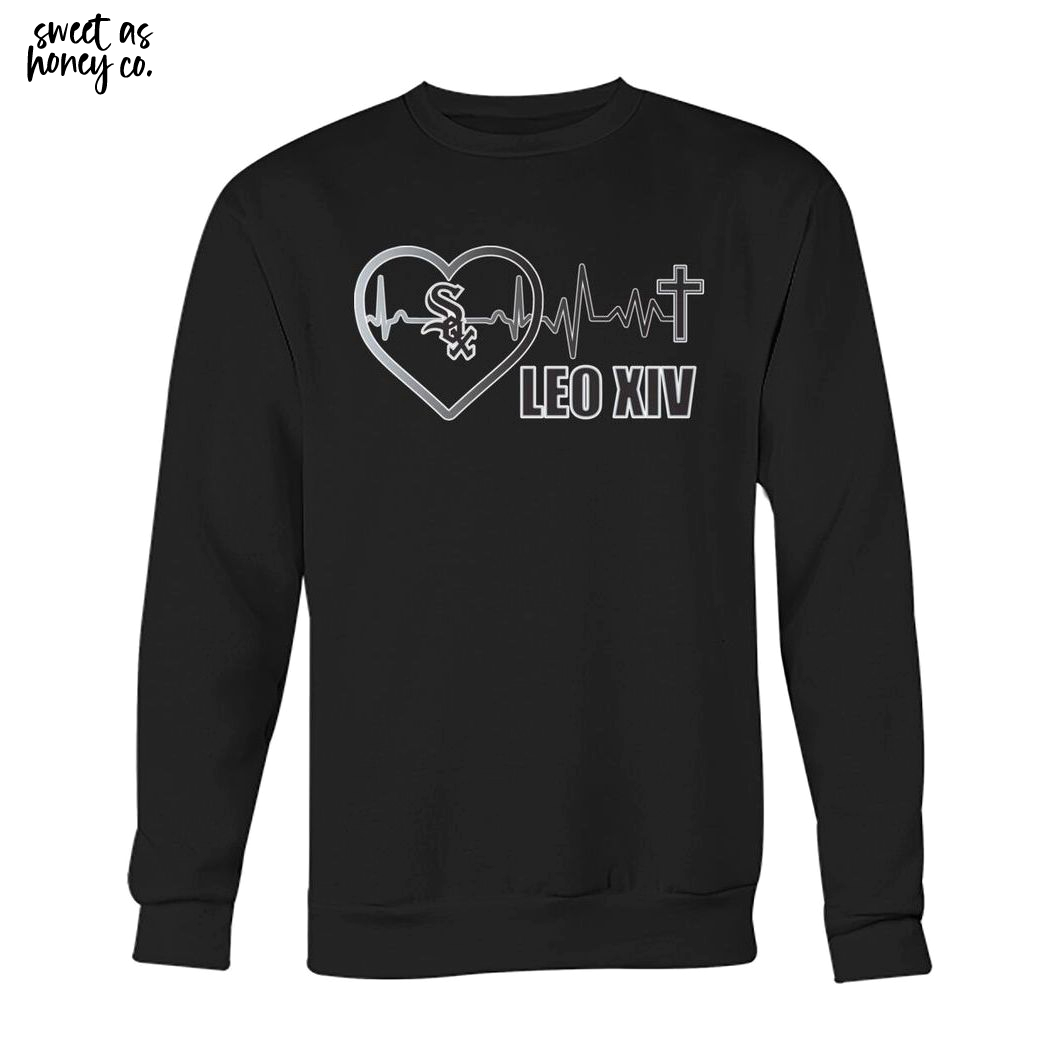 Chicago White Sox Leo XIV My Heart 2025 T-Shirt Chicago White Sox Leo XIV My Heart 2025 T-Shirt