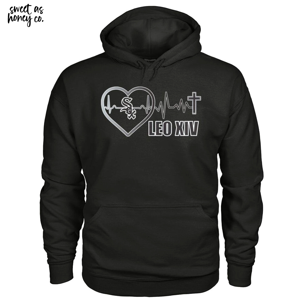 Chicago White Sox Leo XIV My Heart 2025 T-Shirt Chicago White Sox Leo XIV My Heart 2025 T-Shirt
