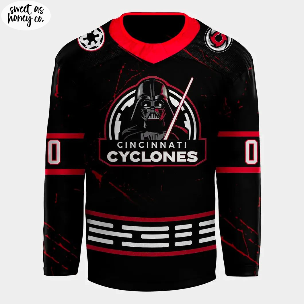 Cincinnati Cyclones X Star Wars 2025 Special Hockey Jersey Cincinnati Cyclones X Star Wars 2025 Special Hockey Jersey