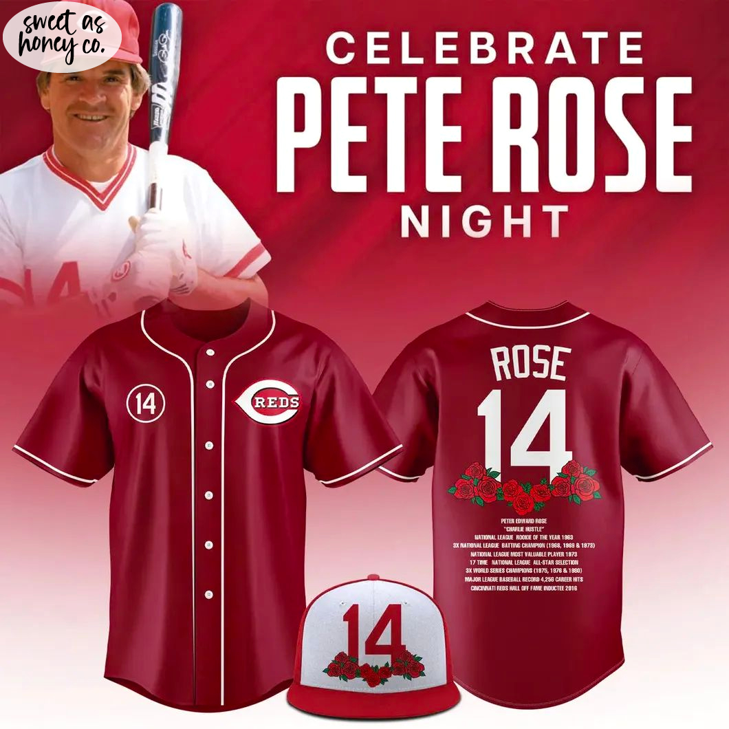 Cincinnati Reds Celebrate Pete Rose Night 2025 Jersey Cincinnati Reds Celebrate Pete Rose Night 2025 Jersey