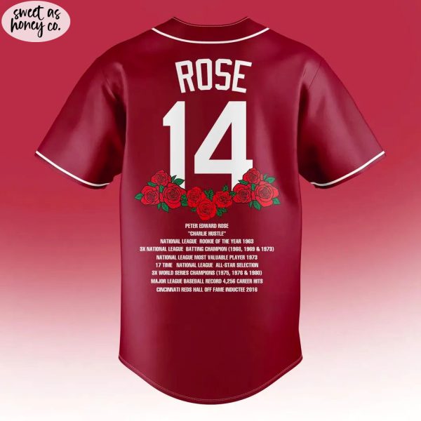 Cincinnati Reds Celebrate Pete Rose Night 2025 Jersey