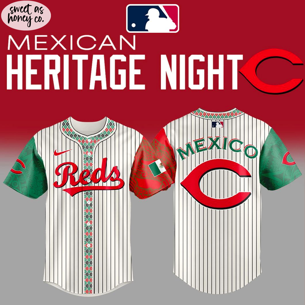 Cincinnati Reds MLB x Mexican Heritage Night 2025 Jersey Cincinnati Reds MLB x Mexican Heritage Night 2025 Jersey