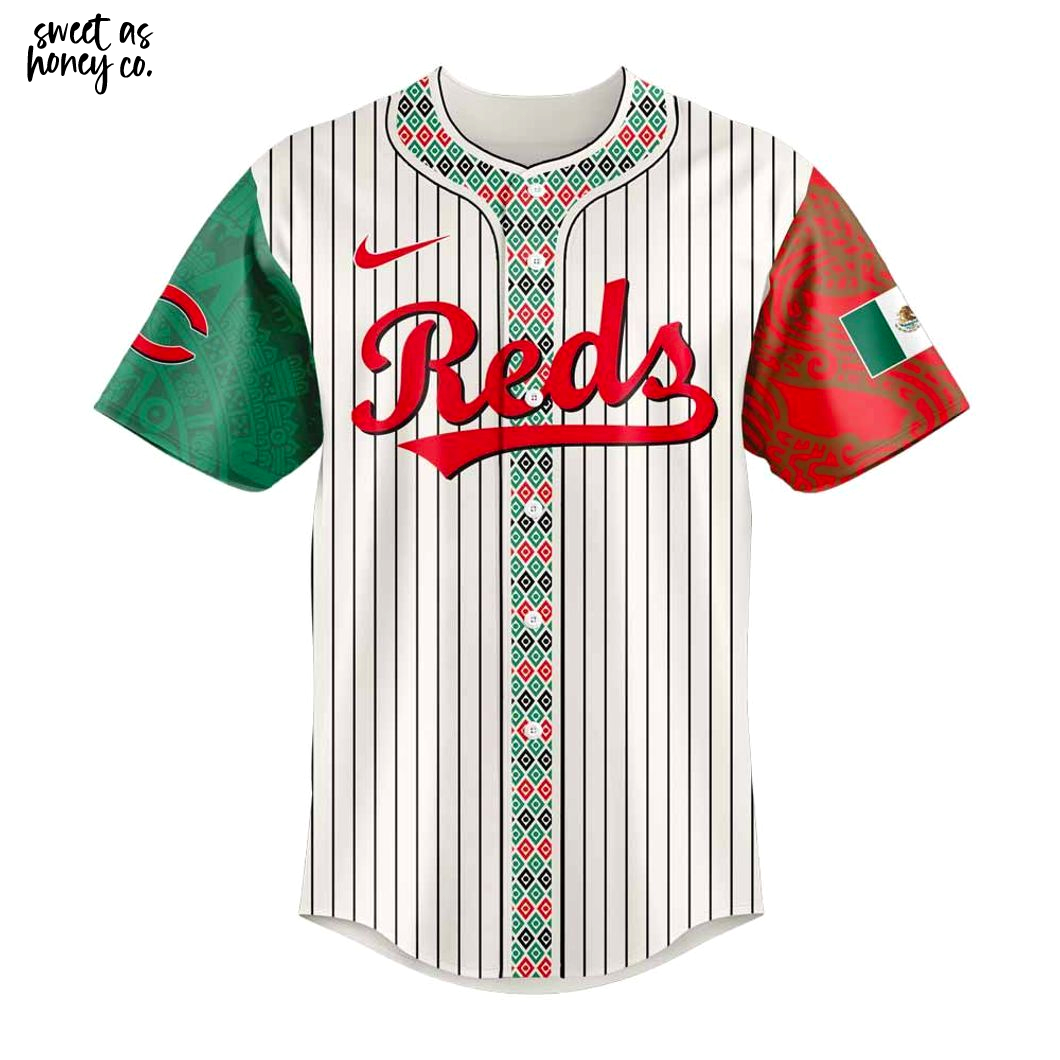 Cincinnati Reds MLB x Mexican Heritage Night 2025 Jersey Cincinnati Reds MLB x Mexican Heritage Night 2025 Jersey