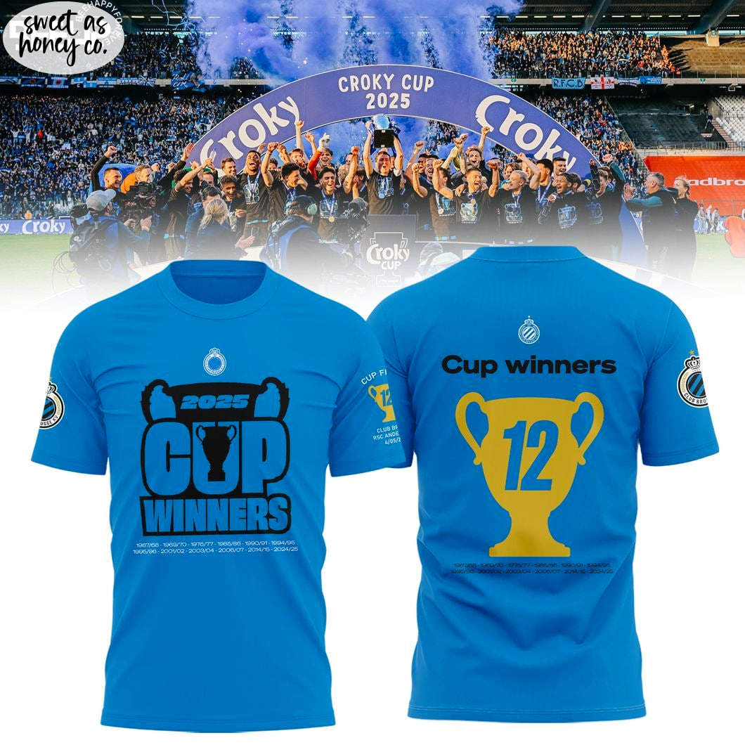 Club Brugge KV 2025 Cup Winners Hoodie Club Brugge KV 2025 Cup Winners Hoodie