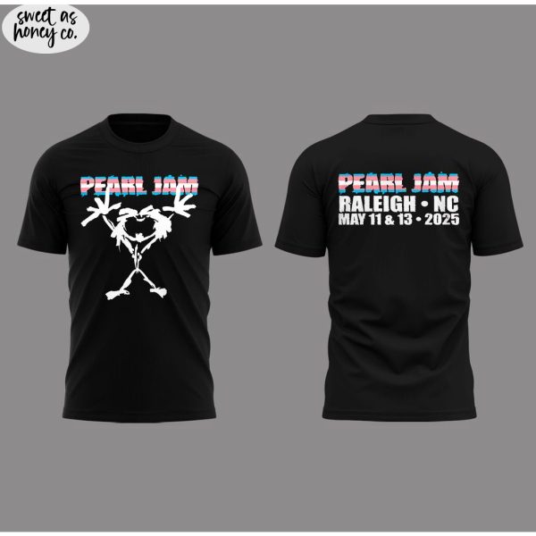 Dark Matter World Tour 2025 Pearl Jam 2025 Black Special T-Shirt
