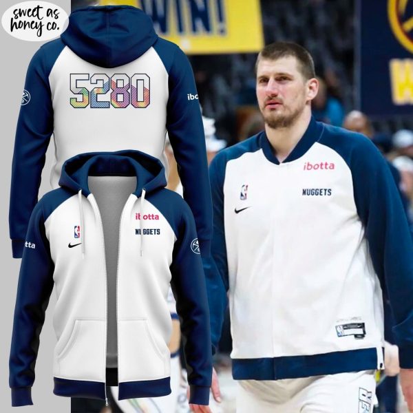 Denver Nuggets 5280 For Fans 2025 Zip Hoodie