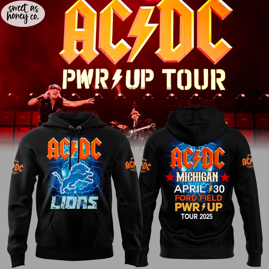 Detroit Power Up Tour 2025 Special Hoodie Detroit Power Up Tour 2025 Special Hoodie