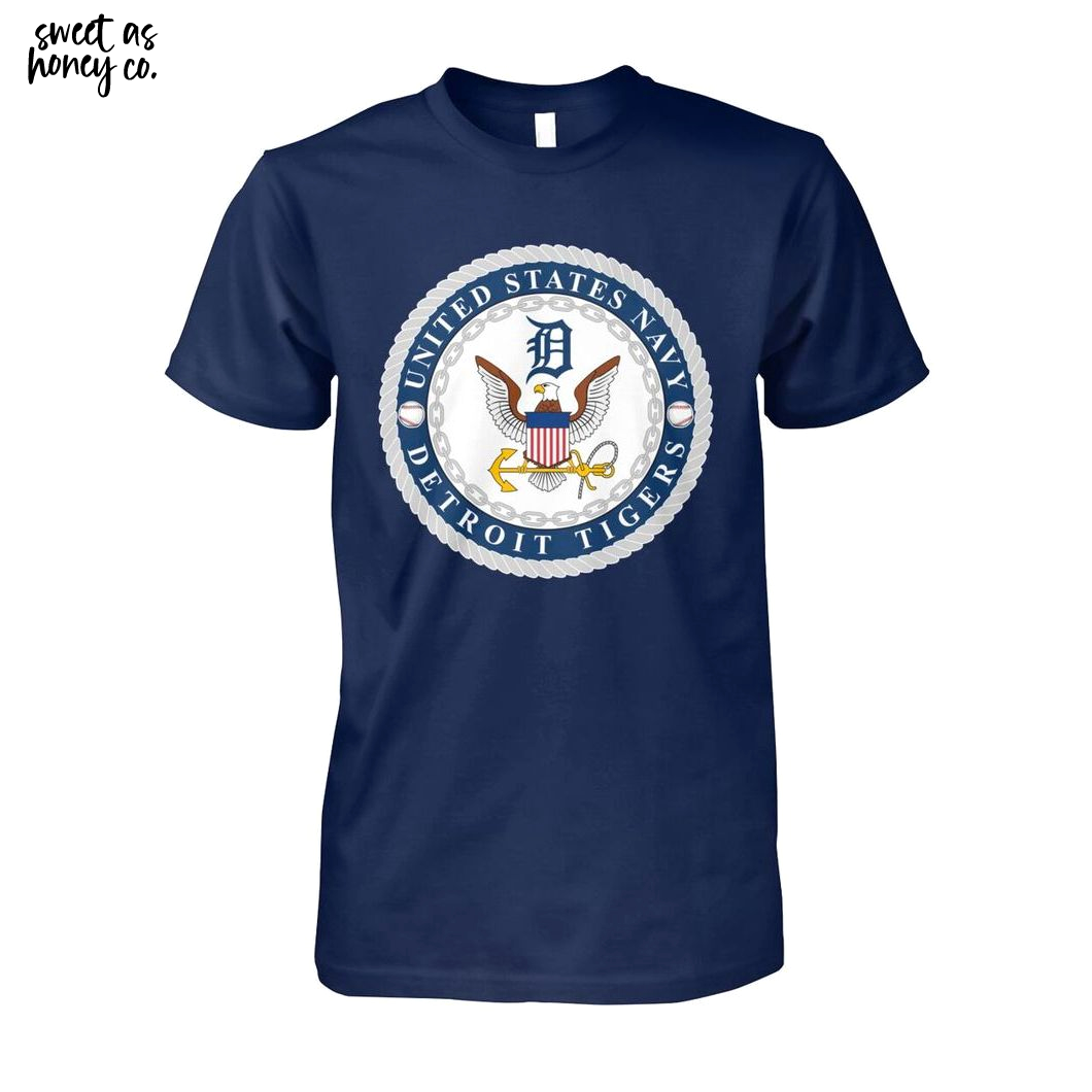 Detroit Tiger United States Navy 2025 T-Shirt Detroit Tiger United States Navy 2025 T-Shirt