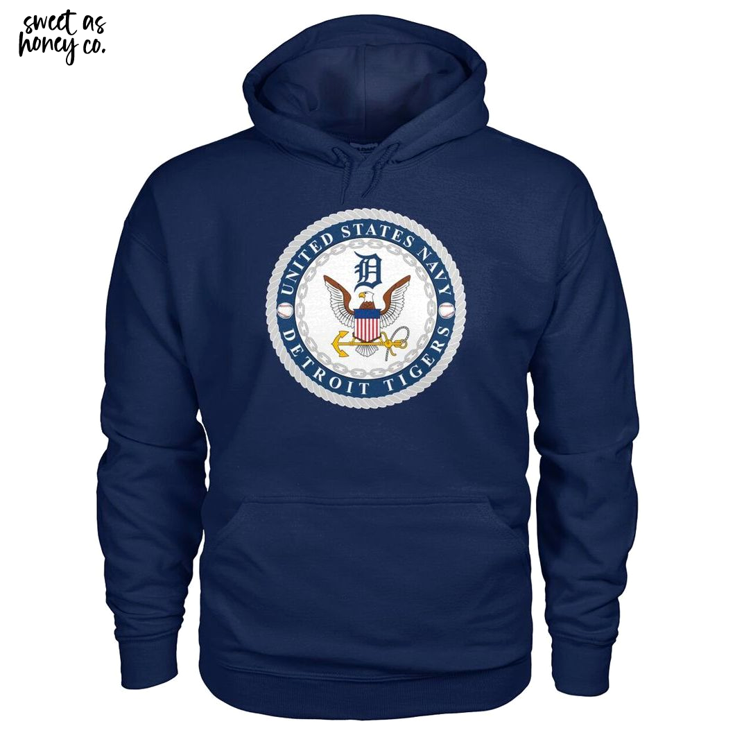 Detroit Tiger United States Navy 2025 T-Shirt Detroit Tiger United States Navy 2025 T-Shirt