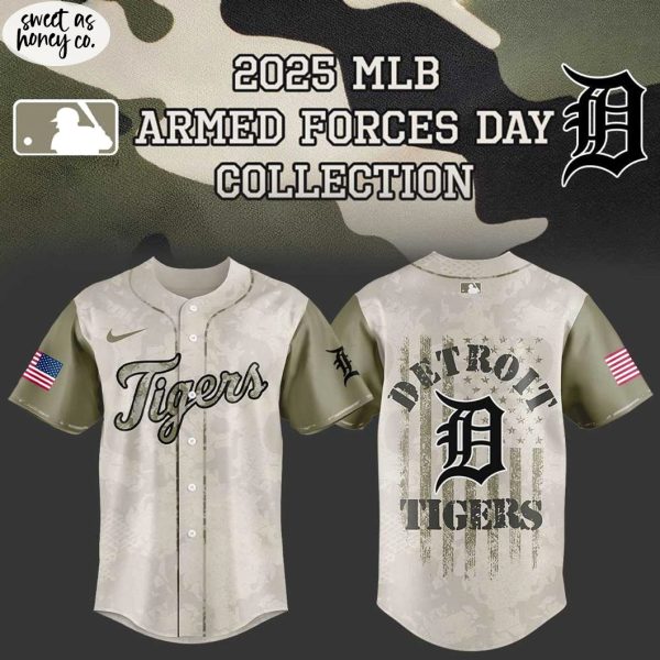 Detroit Tigers Armed Forces Day 2025 Special Jersey