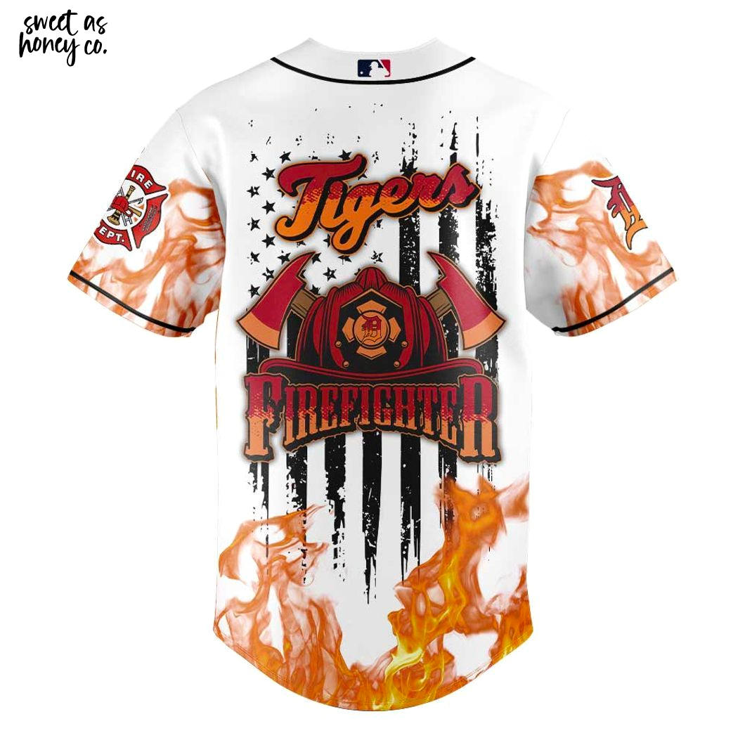 Detroit Tigers Firefighter Appreciation Day 2025 Jersey Detroit Tigers Firefighter Appreciation Day 2025 Jersey