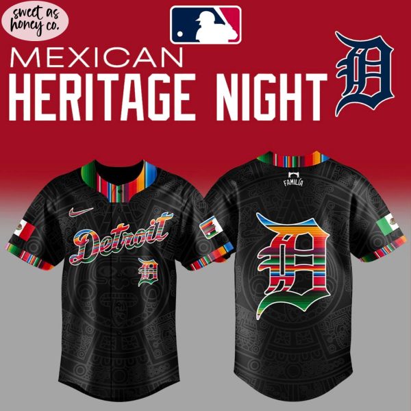 Detroit Tigers Mexican Heritage Night 2025 Baseball Jersey