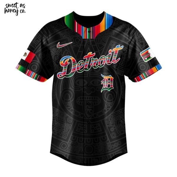 Detroit Tigers Mexican Heritage Night 2025 Baseball Jersey