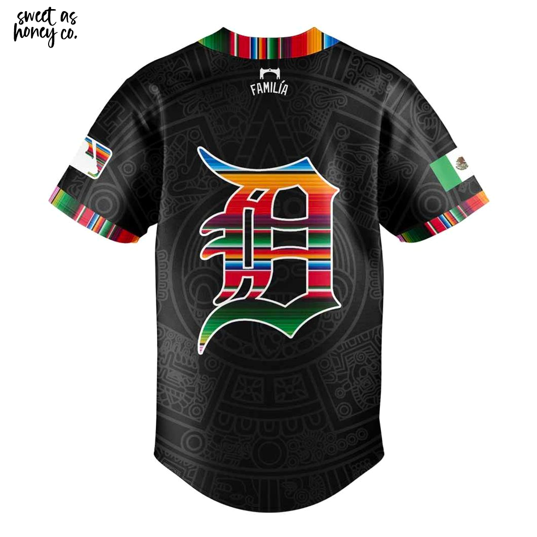 Detroit Tigers Mexican Heritage Night 2025 Baseball Jersey Detroit Tigers Mexican Heritage Night 2025 Baseball Jersey