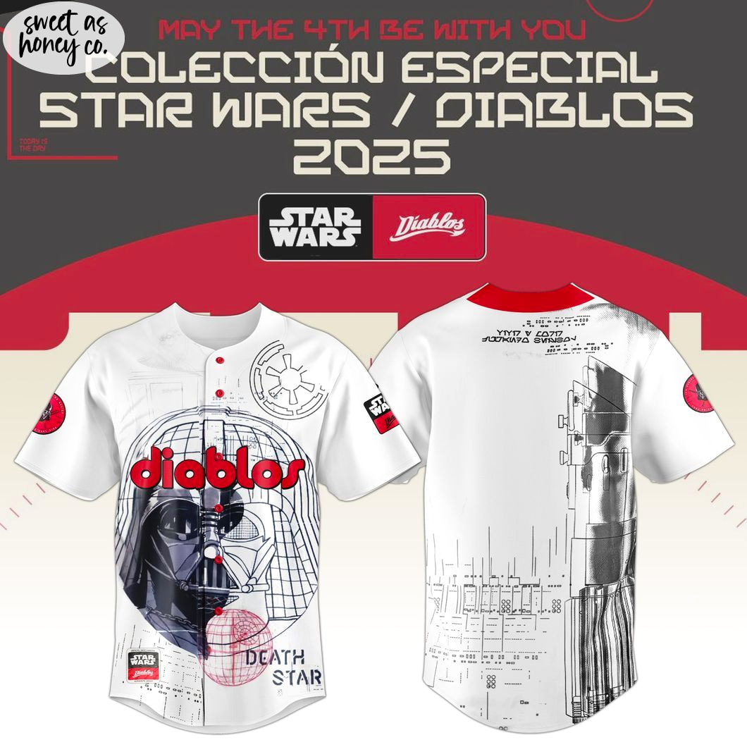 Diablos Rojos del México x Star War 2025 Baseball Jersey Diablos Rojos del México x Star War 2025 Baseball Jersey