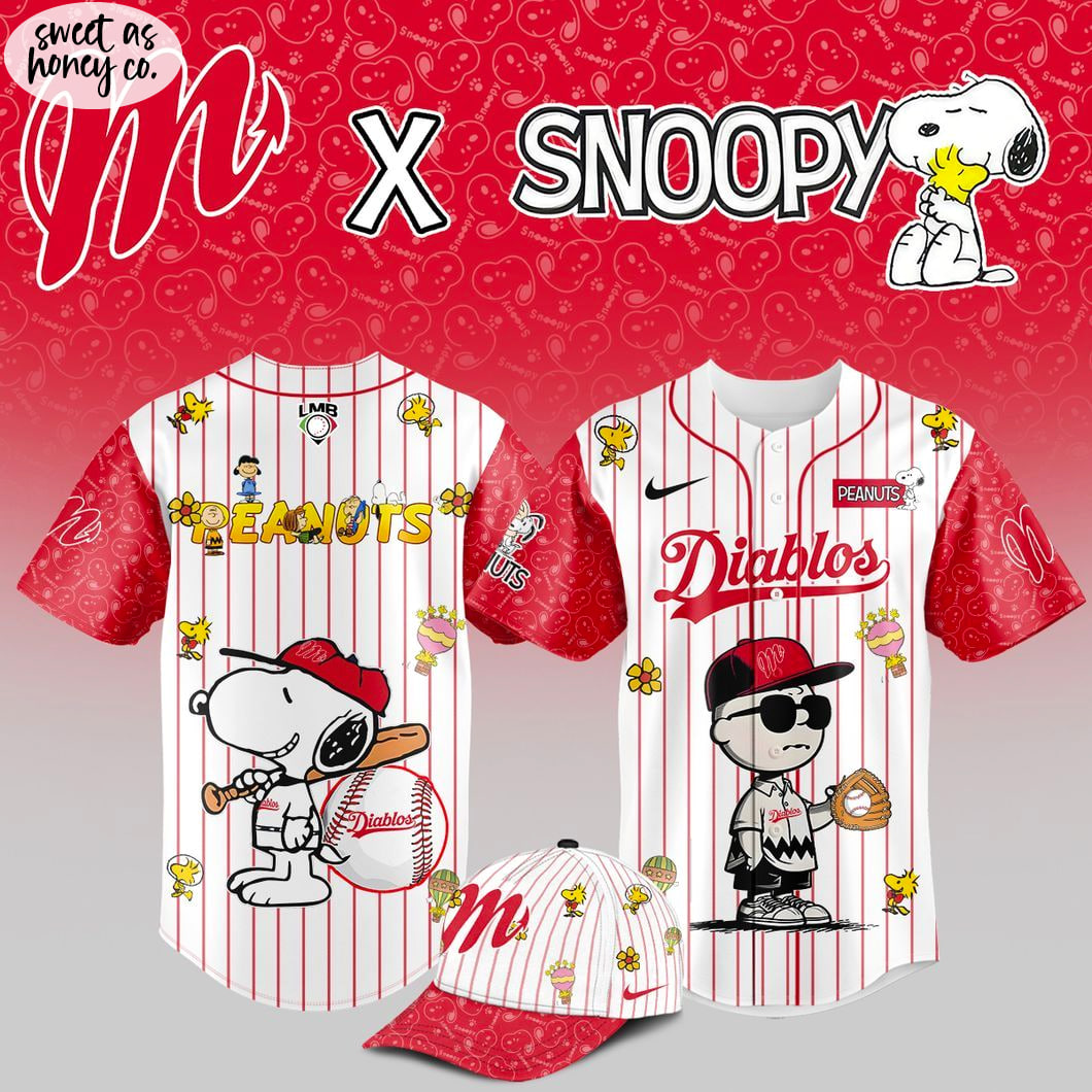 Diablos Rojos del x Snoopy 2025 Jersey Diablos Rojos del x Snoopy 2025 Jersey