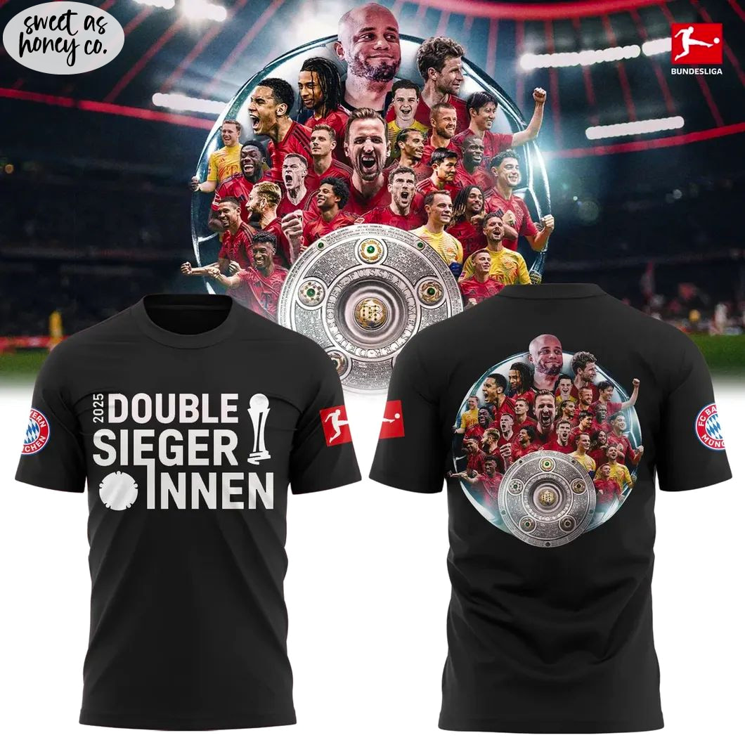 Double Sieger Innen 2025 Special Black 3D T-Shirt Double Sieger Innen 2025 Special Black 3D T-Shirt
