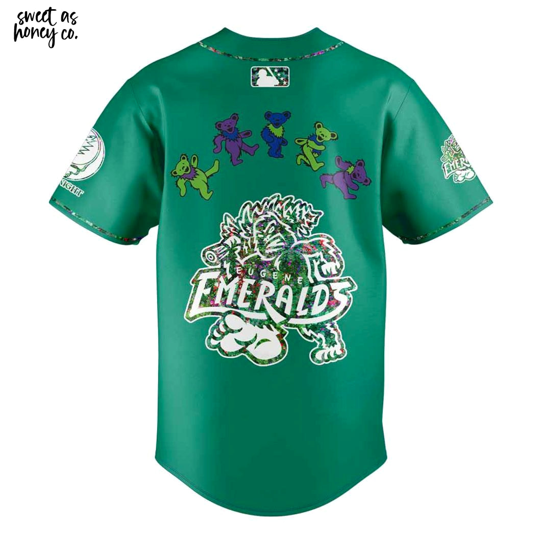 Eugene Emeralds Grateful Dead 60th Anniversary Special 2025 Green Jersey Eugene Emeralds Grateful Dead 60th Anniversary Special 2025 Green Jersey