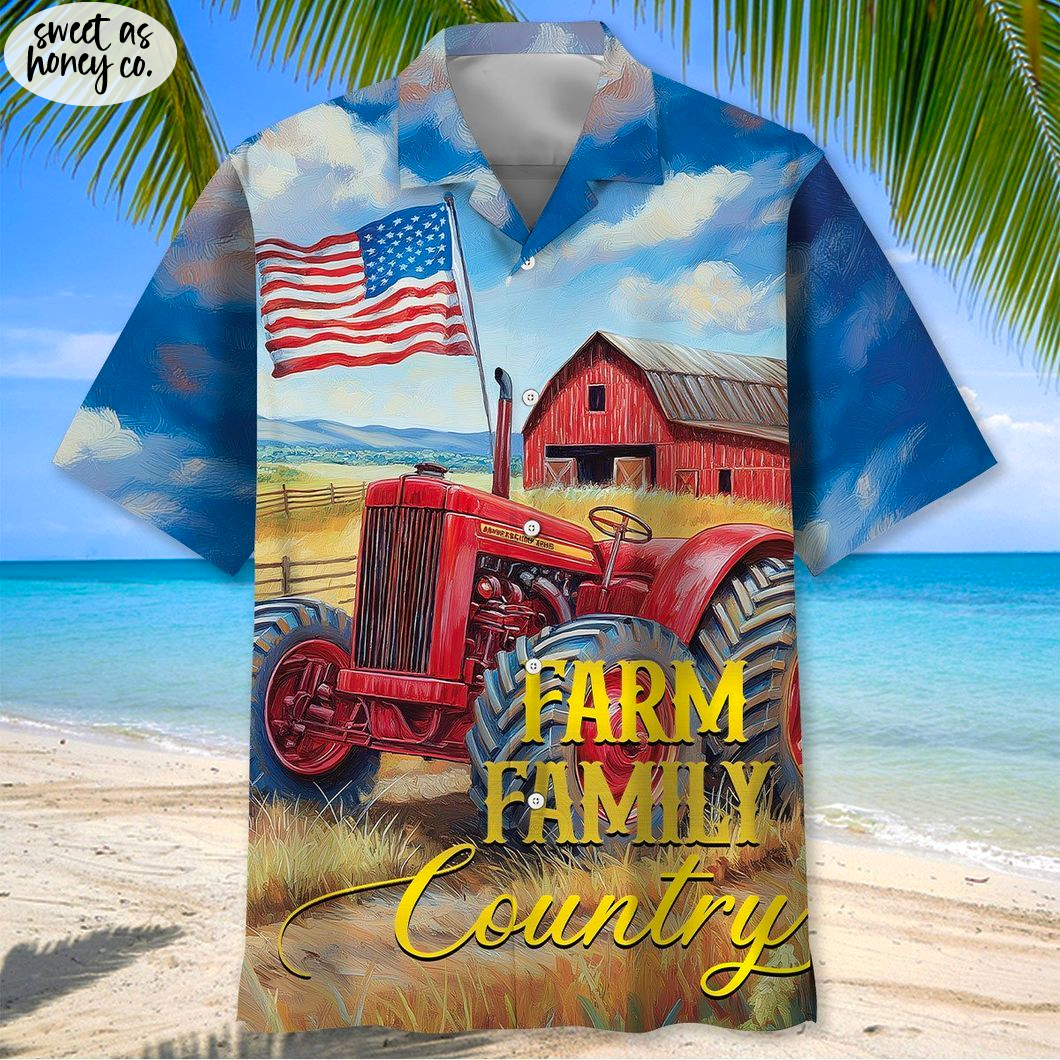 Farm Family Country Farmer 2025 Hawaiian Shirt Farm Family Country Farmer 2025 Hawaiian Shirt