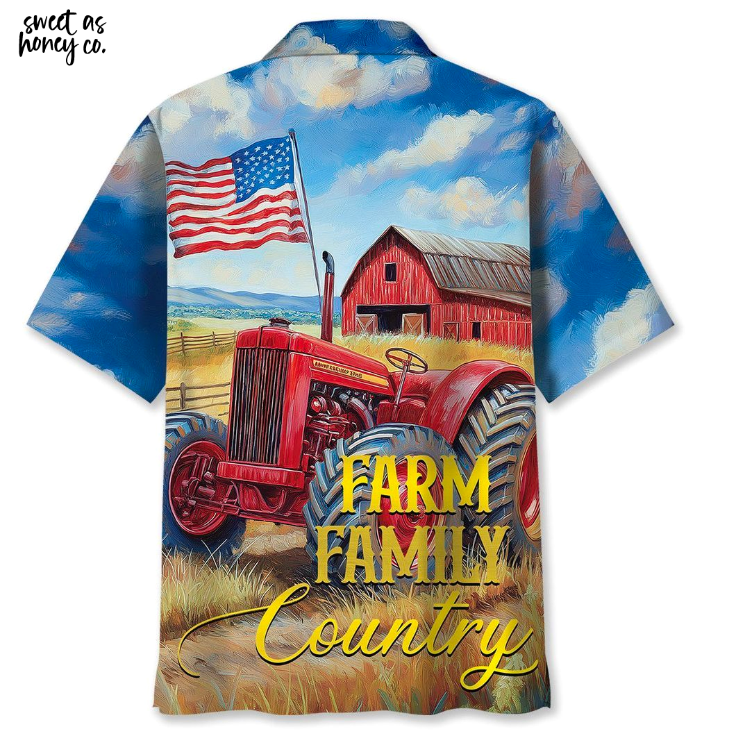Farm Family Country Farmer 2025 Hawaiian Shirt Farm Family Country Farmer 2025 Hawaiian Shirt