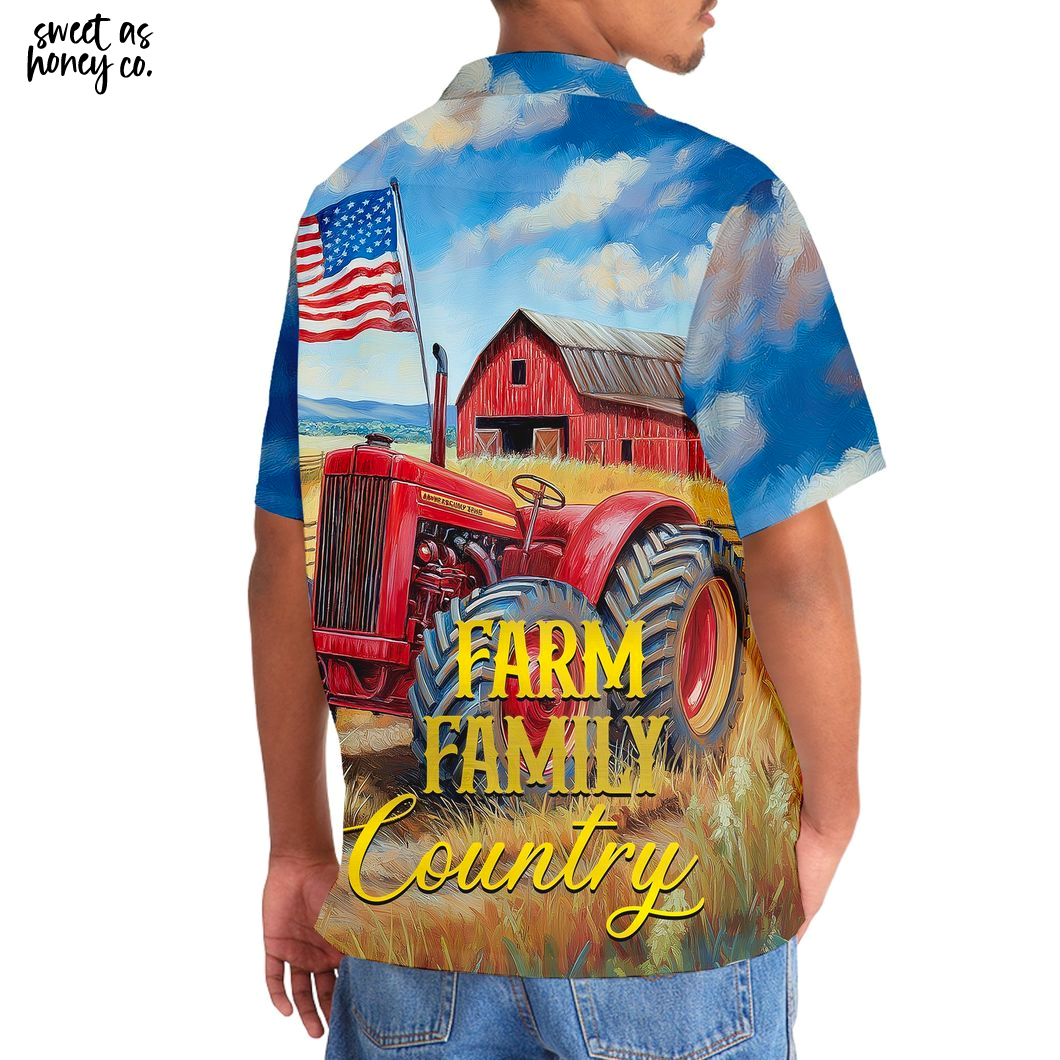 Farm Family Country Farmer 2025 Hawaiian Shirt Farm Family Country Farmer 2025 Hawaiian Shirt