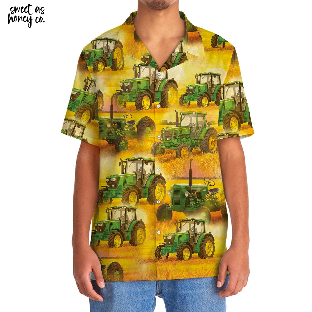 Farmer Tractor Vintage 2025 Hawaiian Shirt Farmer Tractor Vintage 2025 Hawaiian Shirt