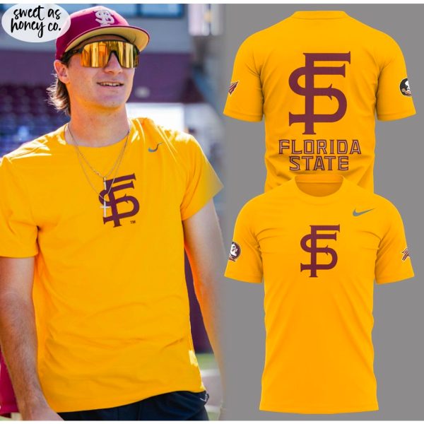 Florida State Throwback 2025 Yellow T-Shirt