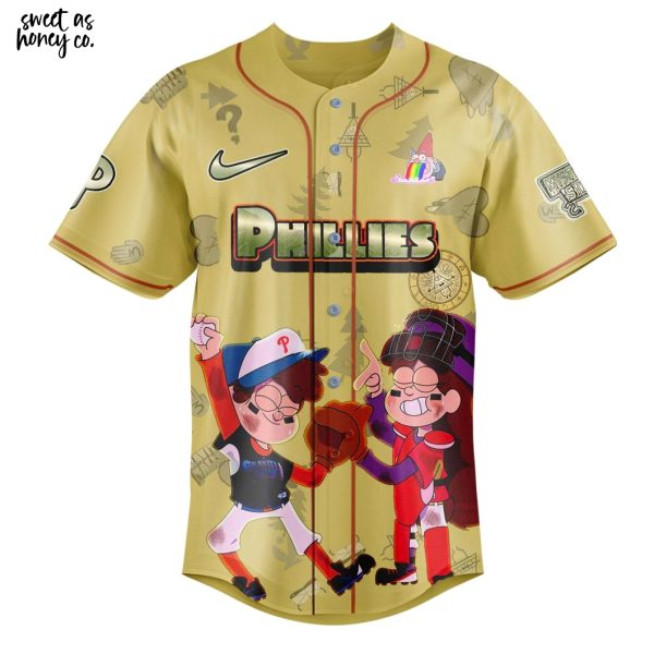 Gravity Falls x Philadelphia Phillies 2025 New Jersey
