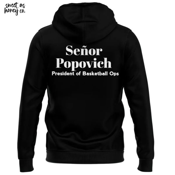 Gregg Popovich I’m No Longer Coach El Jefe 2025 Hoodie