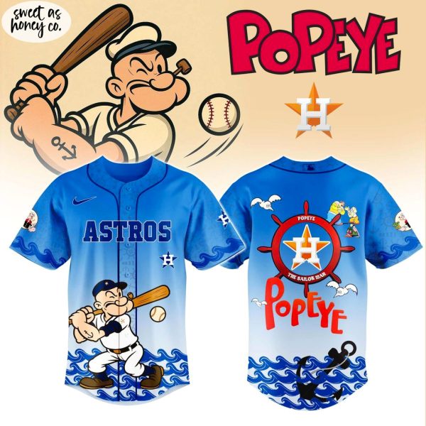 Houston Astros MLB x Popeye 2025 Jersey