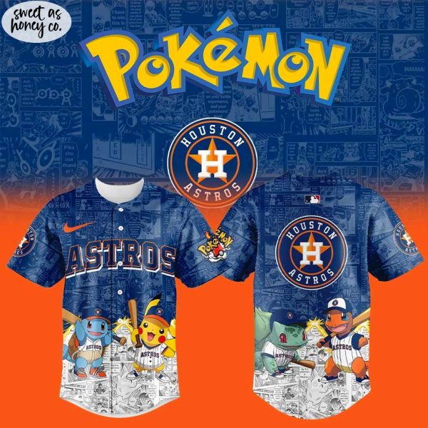 Houston Astros x Pokémon Limited Edition 2025 Baseball Jersey