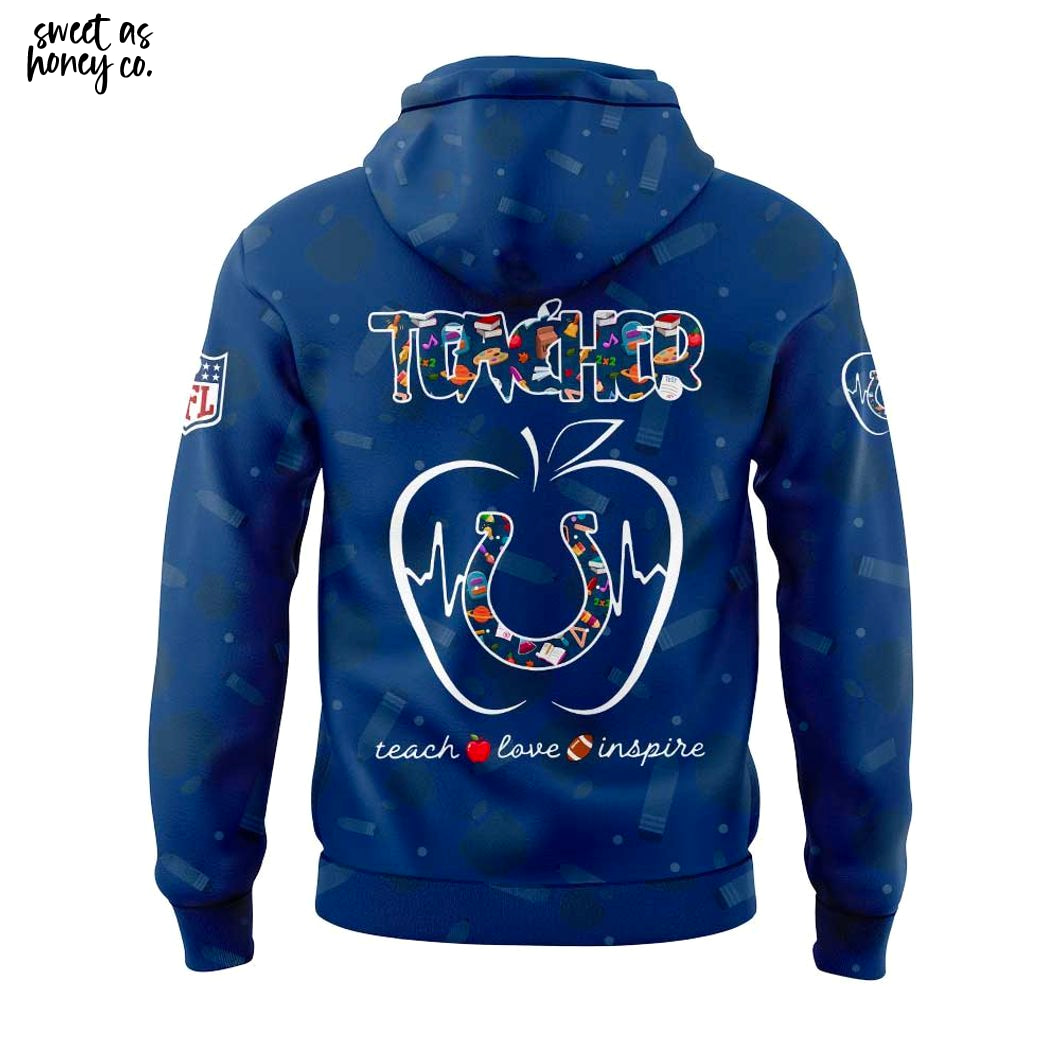 Indianapolis Colts Teacher Night Day 2025 Hoodie Indianapolis Colts Teacher Night Day 2025 Hoodie