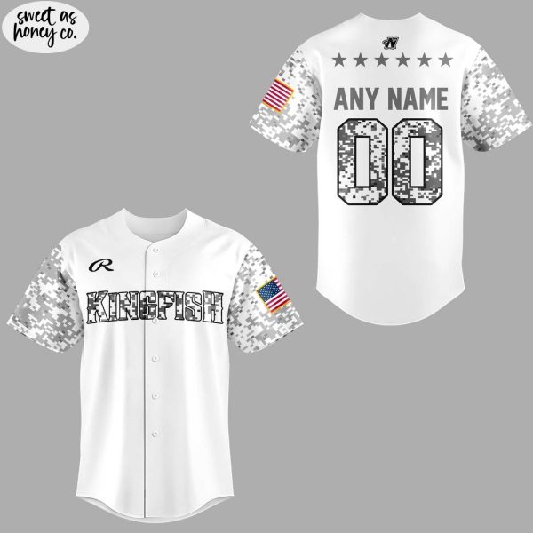 Kenosha Kingfish Military 2025 Custom Jersey