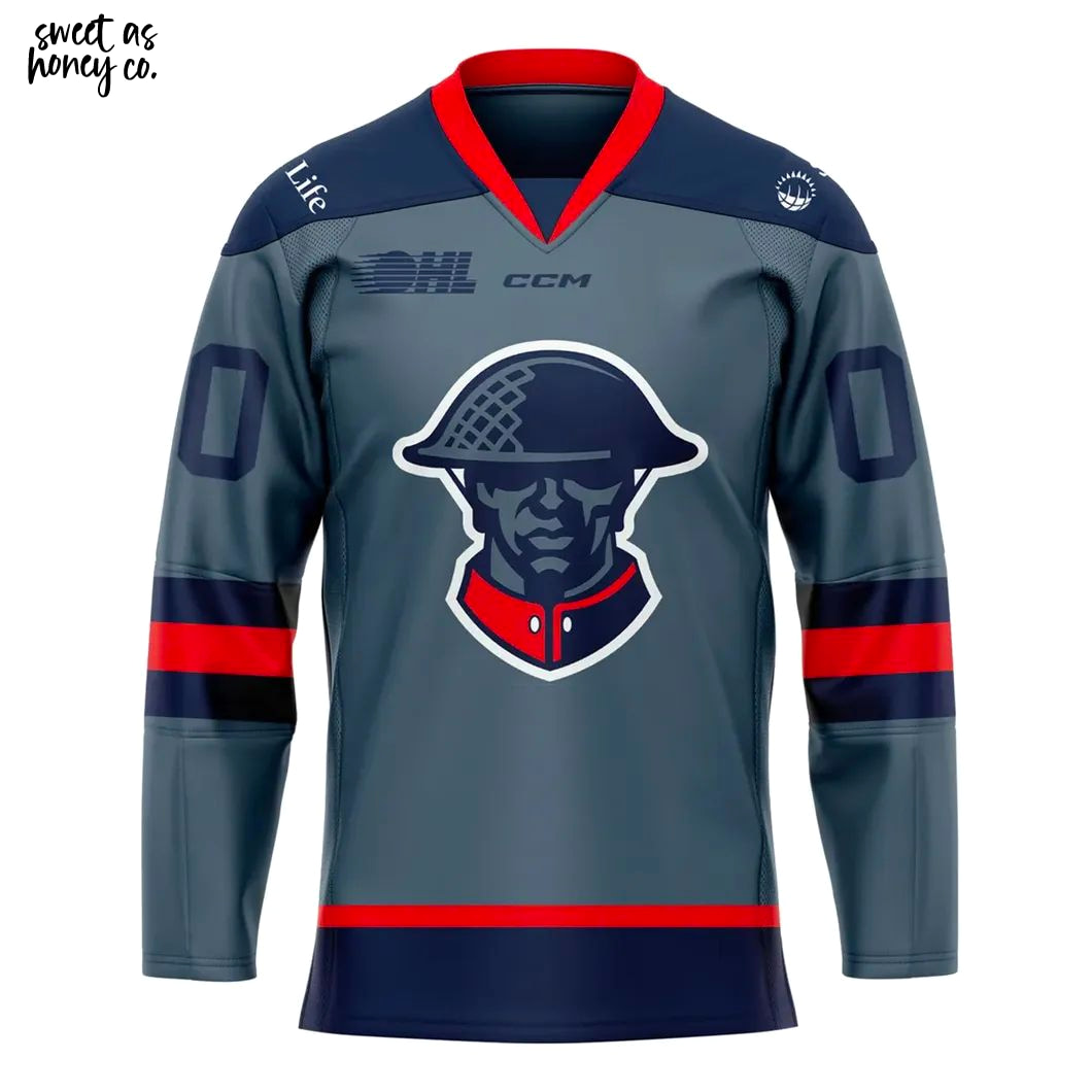 Kitchener Rangers Warn Up Jersey Auction 2025 Hockey Jersey Kitchener Rangers Warn Up Jersey Auction 2025 Hockey Jersey