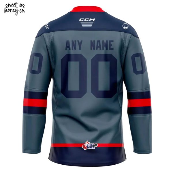 Kitchener Rangers Warn Up Jersey Auction 2025 Hockey Jersey