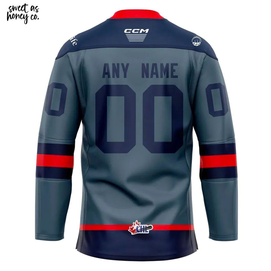 Kitchener Rangers Warn Up Jersey Auction 2025 Hockey Jersey Kitchener Rangers Warn Up Jersey Auction 2025 Hockey Jersey