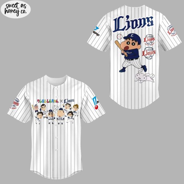 Lions Baseball Crayon Shin-chan Game 2025 Jersey