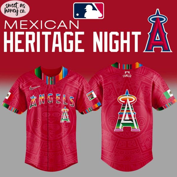 Los Angeles Angels Mexican Heritage Month 2025 Jersey